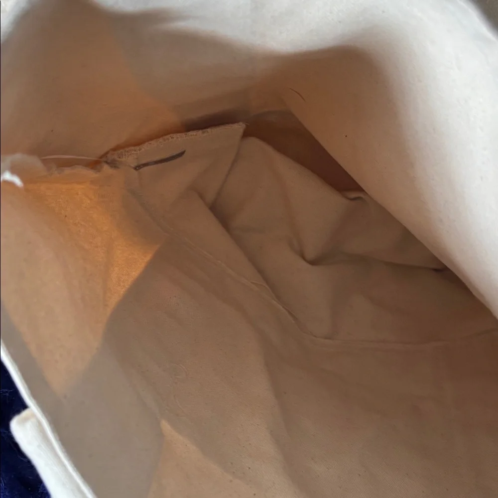 Cream Tote Bag Heavy Thick Construction NWOT - Picture 4 of 6
